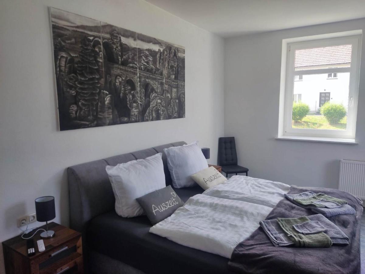 Ferienwohnung Am Hofladen Hellendorf - Saechsische Schweiz Bad Gottleuba Exteriör bild