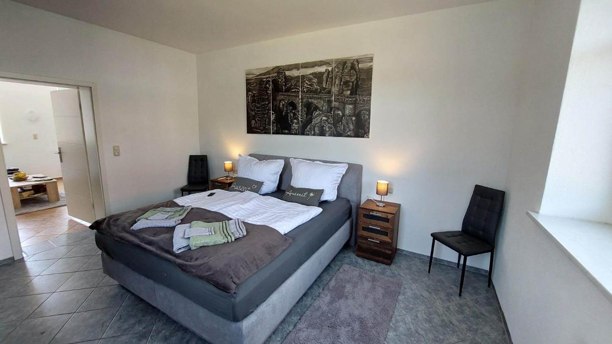 Ferienwohnung Am Hofladen Hellendorf - Saechsische Schweiz Bad Gottleuba Exteriör bild