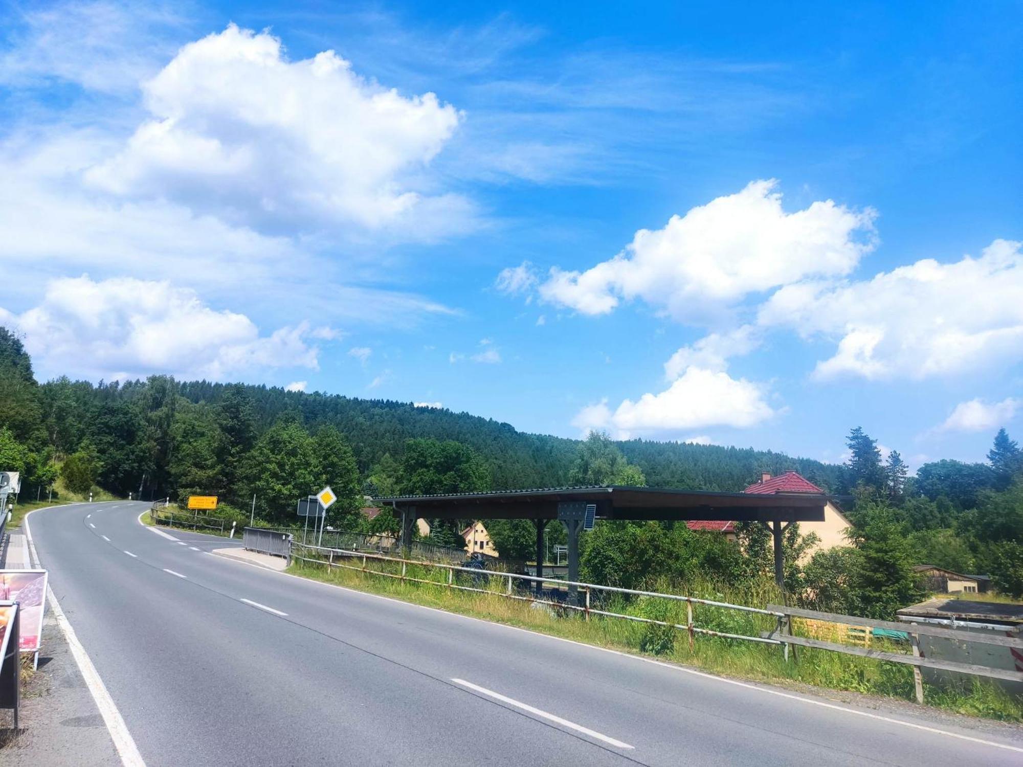 Ferienwohnung Am Hofladen Hellendorf - Saechsische Schweiz Bad Gottleuba Exteriör bild