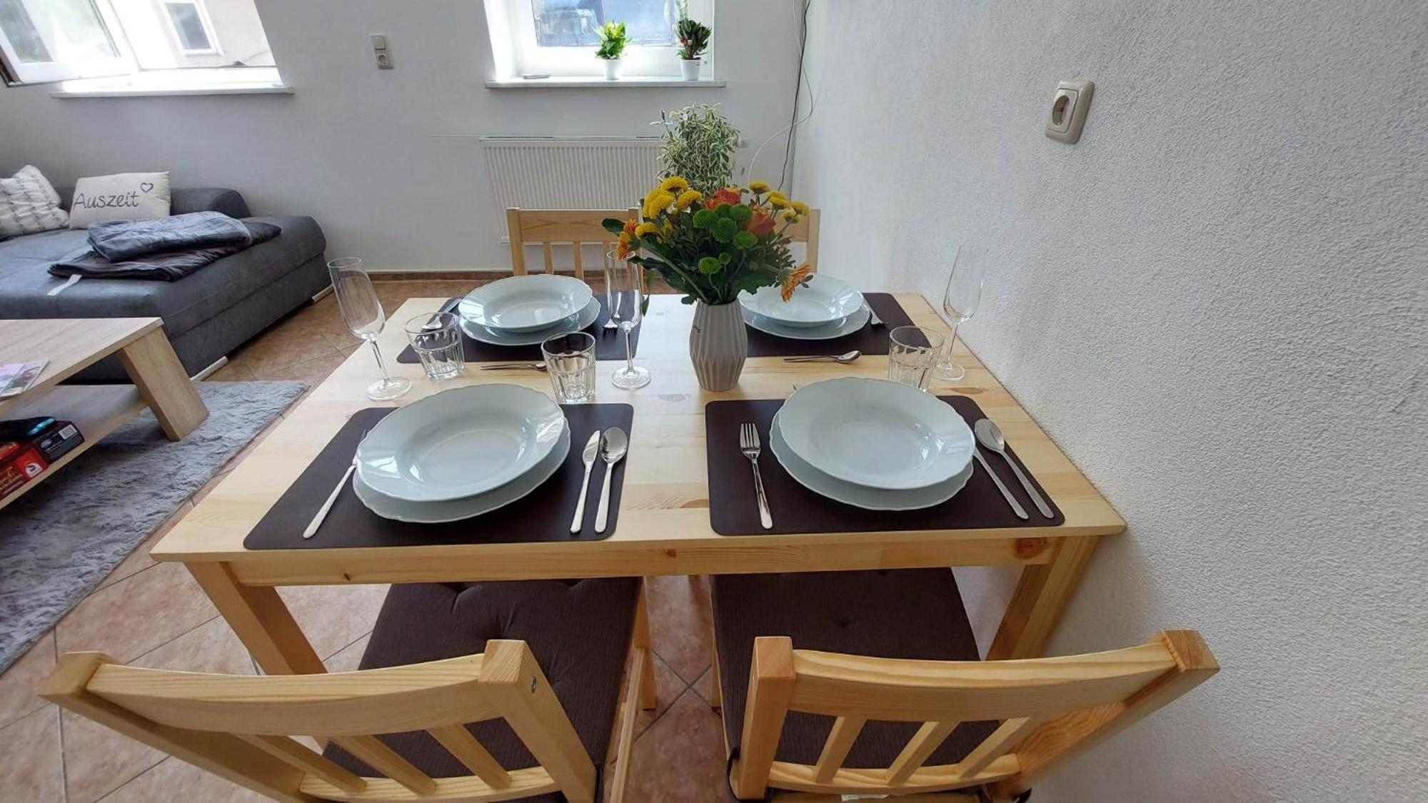 Ferienwohnung Am Hofladen Hellendorf - Saechsische Schweiz Bad Gottleuba Exteriör bild