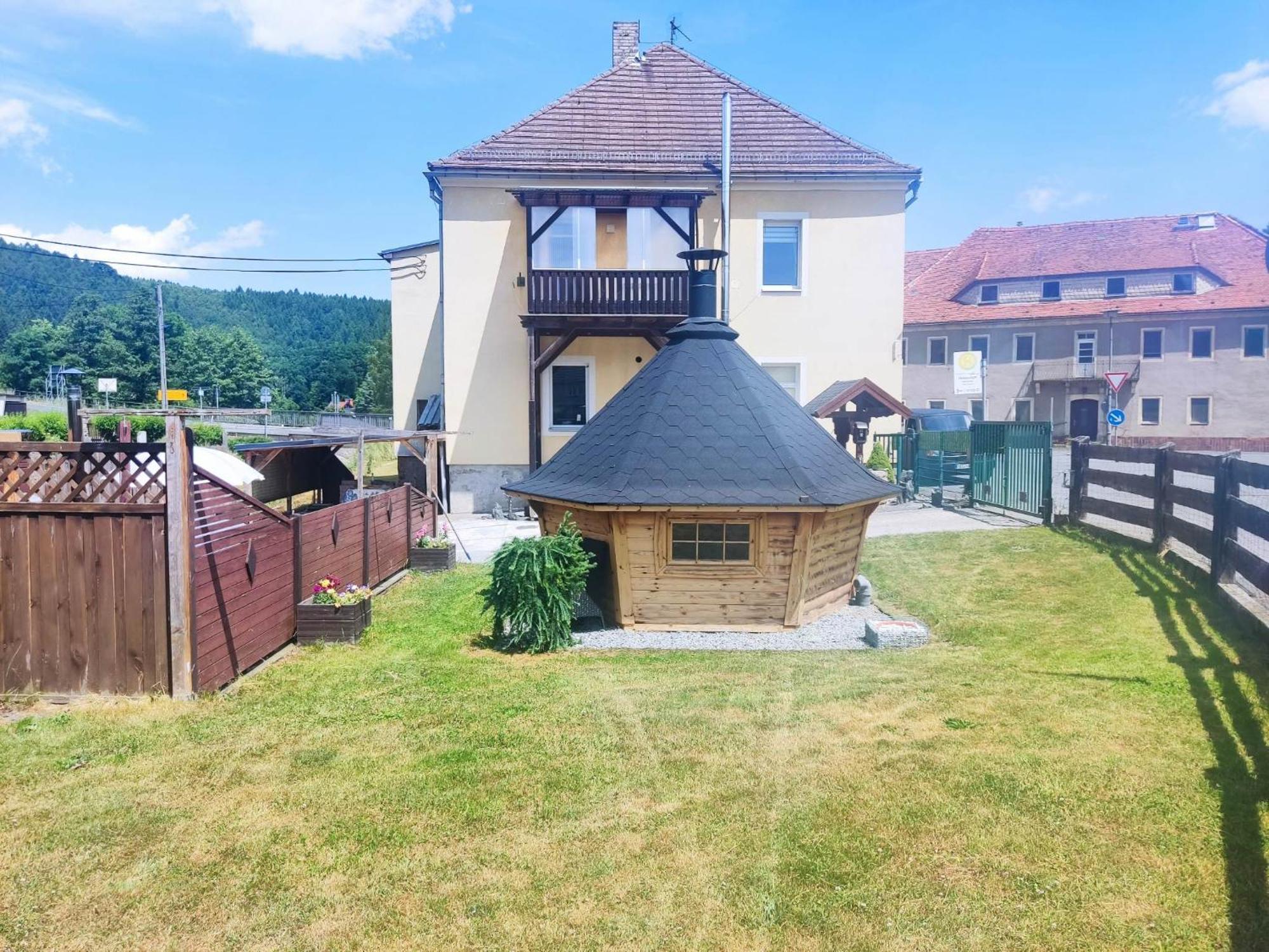 Ferienwohnung Am Hofladen Hellendorf - Saechsische Schweiz Bad Gottleuba Exteriör bild